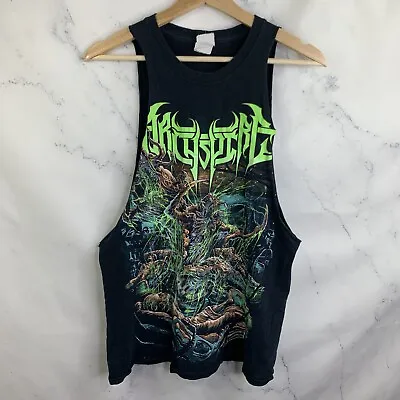 Archspire Death Metal Monster Sz S Black Shirt Rock Band Tee Canadian Sleeveless • $17
