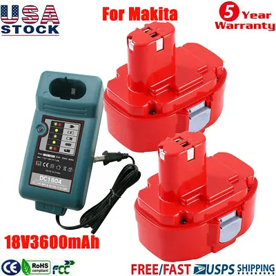 18V 3.6Ah Ni-MH Battery Or Charger For Makita PA18 1834 1823 1833 1835 1822 Tool • $21.99