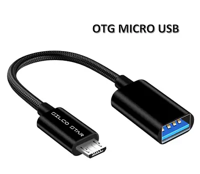 USB Micro To USB Female OTG Cable For Samsung Galaxy Tab 4 8.0 T335 T331 & T330 • £2.99