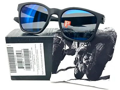 Oakley Sunglass Moto GP Garage Rock Matte Black Ice Iridium Polarized OO9175-16 • $300