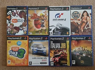 Need For Speed Granturismo Italian Job EyeToy Colin McRae Etc - PS2 Games. • £17.99