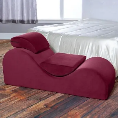 Red Chair Yoga Play Bed Love Seat Couple Hot Sex Making Toy Room Fun Kama Sutra • $503.95