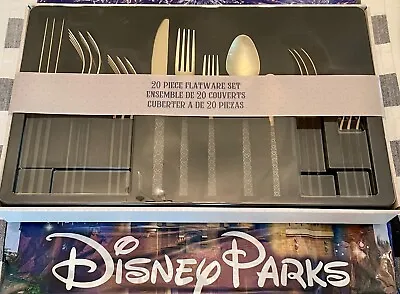 Celebrate DISNEY'S 50th With 20-piece Gold & Black Flatware Set * FAST SHIPPING* • $109.89