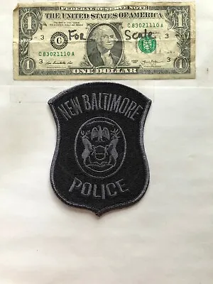 New Baltimore Michigan Police Patch Un-sewn Great Condition   • $10.75