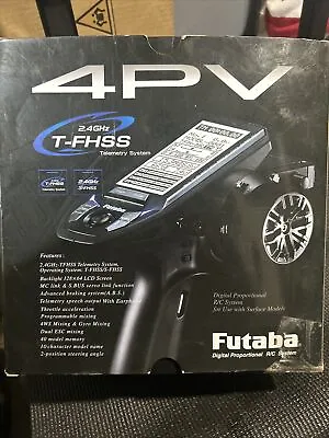 Futaba 4PV 2.4GHz 4 Channel Computer Radio System With T-FHSS And And S-FHSS... • $299.99