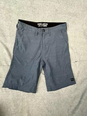 Billabong Crossfire Submersibles Shorts Men's 30x9 Blue Green Flat Front • $9.80