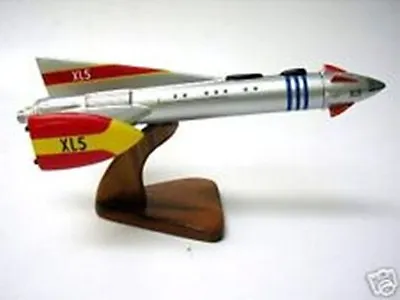Fireball XL-5 Rocket Airplane Mahogany Kiln Dry Desk Wood Model Small New • $258.88