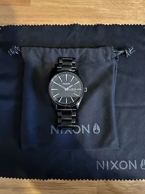 Nixon Sentry 38 SS Black • £95