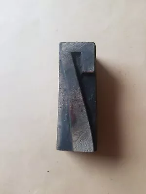 £4 • Buy WOODEN LETTERPRESS PRINTING BLOCKS TYPE Number 7. 74mm High. Choose Your Letter