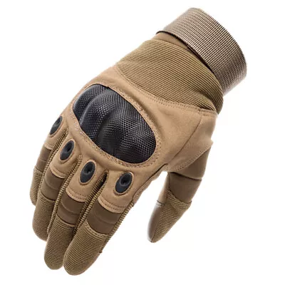 Tactical Hard Knuckle Gloves Men's Military Army Combat Airsoft Security Police • $15.99