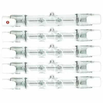 5 Linear Halogen Bulb 120W 240V Tungsten R7S J78 78mm Long Tube C Class 5 Pack • £7.99