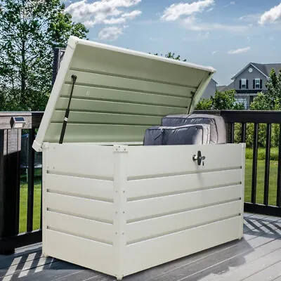 Garden Storage Box Outdoor Container Tools Cushion Utility Chest Shed Lockable  • £98.99