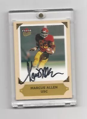 2001 Fleer Ultra Marcus Allen Auto • $45