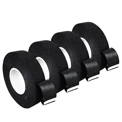 $13.99 • Buy 4 Rolls 15M Heat-resistant Flame Retardant Tape Wire Harness Cloth Tape For Auto