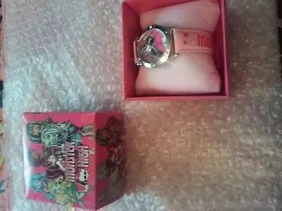 Monster High Analog Watch W/ New Battery Installed Pink Band  • $12.95