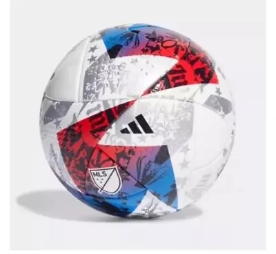 Adidas MLS OFFICIAL Match Ball 2023 Game Ball White Red Size 5 AUTHENTIC W/BOX • $80