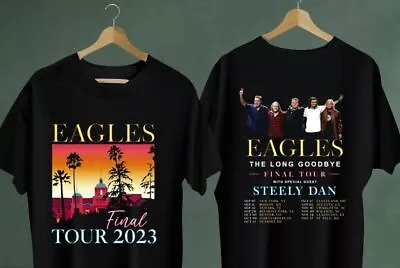 The Eagles The Long Goodbye Tour 2023 Shirt The Eagles Band 2 Sided T-Shirt • $7.85