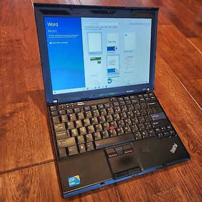 LENOVO THINKPAD X201 12.1  Laptop Intel I3 256GB SSD 4 GB RAM Win10P OFFICE  • $150