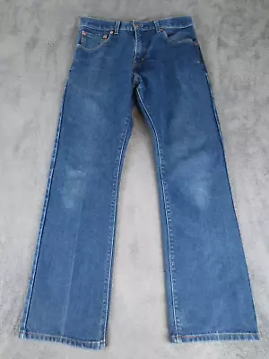Levi's Jeans Men 30 X 30* Blue Cotton Polyester Blend Denim 517 Medium Wash Boot • $26.36