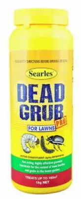 Searles Dead Grub Pro 1kg Lawn Grub Black Beetle Turf Care • $28.95