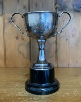 NOT ENGRAVED Vintage Silver Plate Trophy Loving Cup Trophies Trophy • $37.32