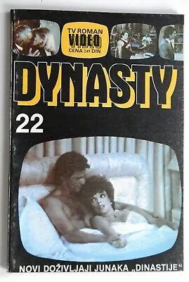 Dynasty #22 Michael Nader Joan Collins 1986 Illustrated Exyugo Tv Novel Magazine • $16.74