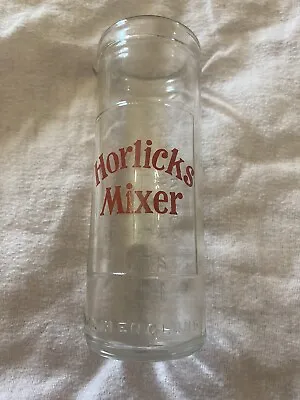 💥FREE POSTAGE💥VINTAGE GLASS MIXER JAR HORLICKS COLLECTABLE In Great Condition. • £5