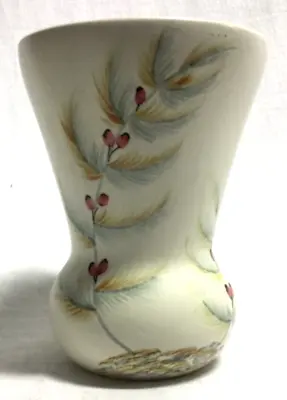 Vintage E.RADFORD England Pottery Hand Painted Vase 15cm • £9.99