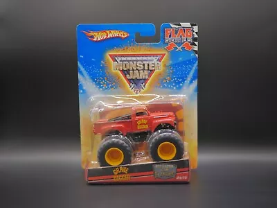 Monster Jam Flag Series #24 - Red Primer Grave Digger Hot Wheels NIB 2010 • $14.99