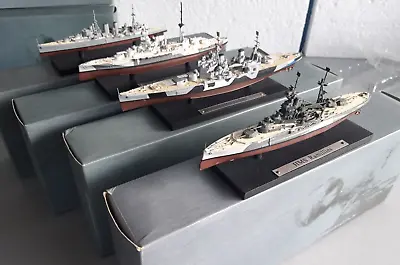 Atlas: HMS Anson Exeter Barham Ramillies WW2 In 1:1250 Scale. Pre-Owned. • £44