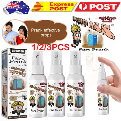 1/2/3PCS 30ML Fart Liquid Spray Prank Stink Ass Gag Smell Bomb Joke Stinky Gas • $10.02