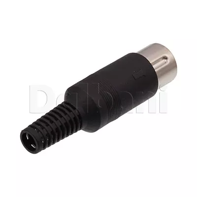 10101510236 DIN Connector 8 Pin Male Black And Silver • $10.95