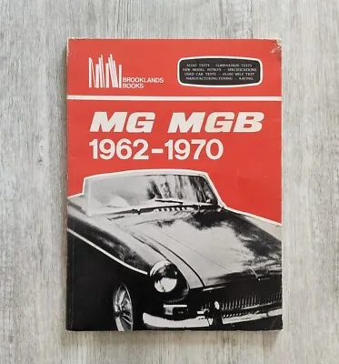 Brooklands Books MG MGB Cars 1962-1970 Tests Racing Tuning Specifications • $19.95