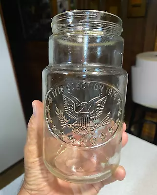 BICENTENNIAL MAXWELL HOUSE COFFEE JAR With EMBOSSED EAGLE - 1776-1976 -  32 Oz. • $7.35