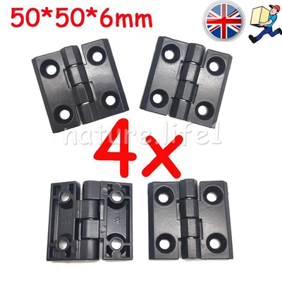 £7.85 • Buy 4PCS 2  Butt Hinges Door Metal Hinges Cabinet Aluminium Alloy Box Backflap Shed