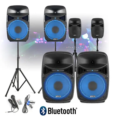 CHOICE VPS Active Bluetooth Disco Speaker Sets DJ PA Karaoke Party 400-1000W • £109