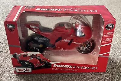 Maisto Ducati Desmosedici Casey Stoner #27 1/10 Scale Model Motorcycle Boxed • £27