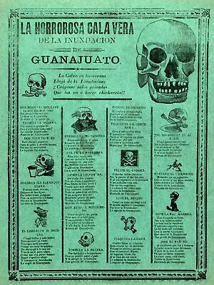 Decor Poster.Fine Graphic Art Design.Mexico Skull.Caravela.Shop Art Design.1056 • $29