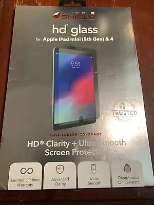 $19.99 • Buy ZAGG - InvisibleShield UV HD Glass For Apple IPad Mini 4/5th (Latest Model) NEW