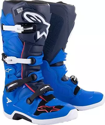 Alpinestars Tech 7 Mens MX Offroad Boots Alpine Blue/Night Navy • $377.10