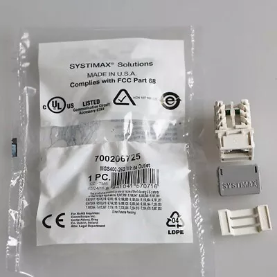 50PCS RJ45CAT6 MGS400-262 For Commscope Six Types Of Network Information Module • $89.99
