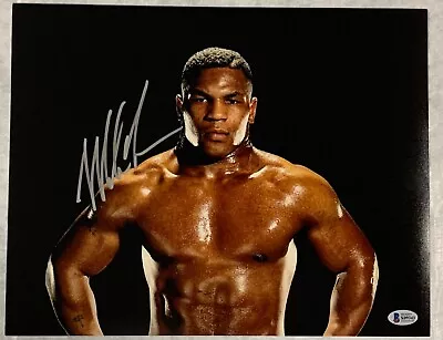 Mike Tyson Autographed 11x14 Photo Signed Beckett BAS • $72.89