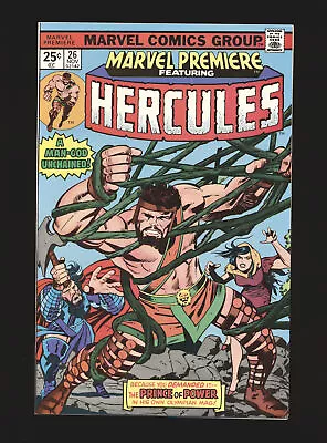 Marvel Premiere # 26 - Hercules VF+ Cond. • $3