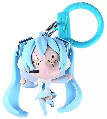 Hatsune Miku Backpack Hangers Figurine Light Blue Hair Star Eyes Anime US Seller • $14.50