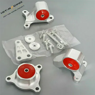 Billet Motor Mount Kit FOR 02-06 Acura RSX /03-05 Honda Civic Si 2.0L EP3 K20 • $150.39