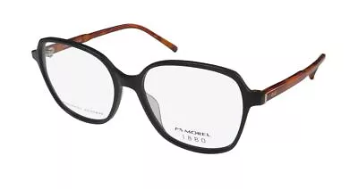 New Marius Morel 1880 60105m Glasses France Black Mens Oversized 54-16-140 • $44.95
