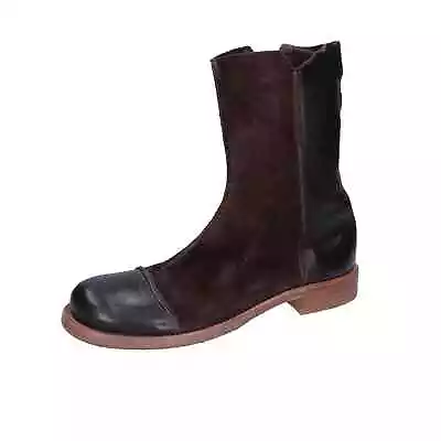 Women's Shoes MOMA 7 (EU 37) Ankle Boots Brown Suede Leather BC768-37 • $189.90