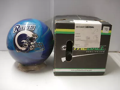 15# 3oz Tw 1-7/8 NIB 2013 Style VIZ-A-BALL NFL LOS ANGELES RAMS Bowling Ball • $200