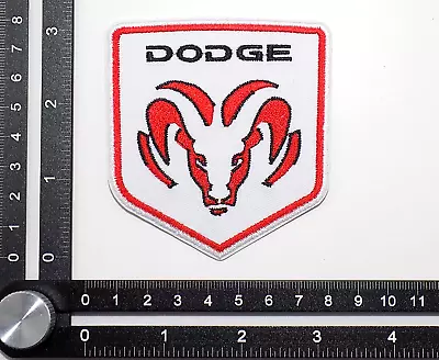 DODGE EMBROIDERED PATCH IRON/SEW ON ~3-1/8  X 2-7/8  RAM PICKUP TRUCKS NITRO V8 • $7.99