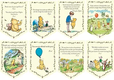 £7.99 • Buy Winnie The Pooh Bunting,Banner,Baby Shower Bunting,Birthday Banner,Nursery Decor